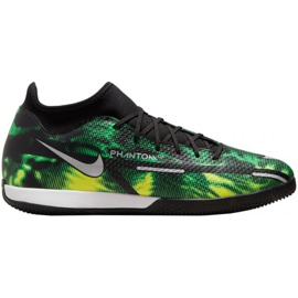 Nike Phantom GT2 Academy Df Sw Ic M DM0720 003 chaussures de football vert, multicolore vert
