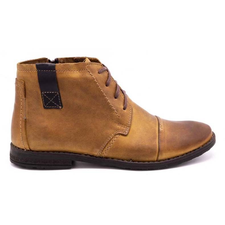 Olivier Bottes d'hiver pour hommes 315MP bottes rouges brun