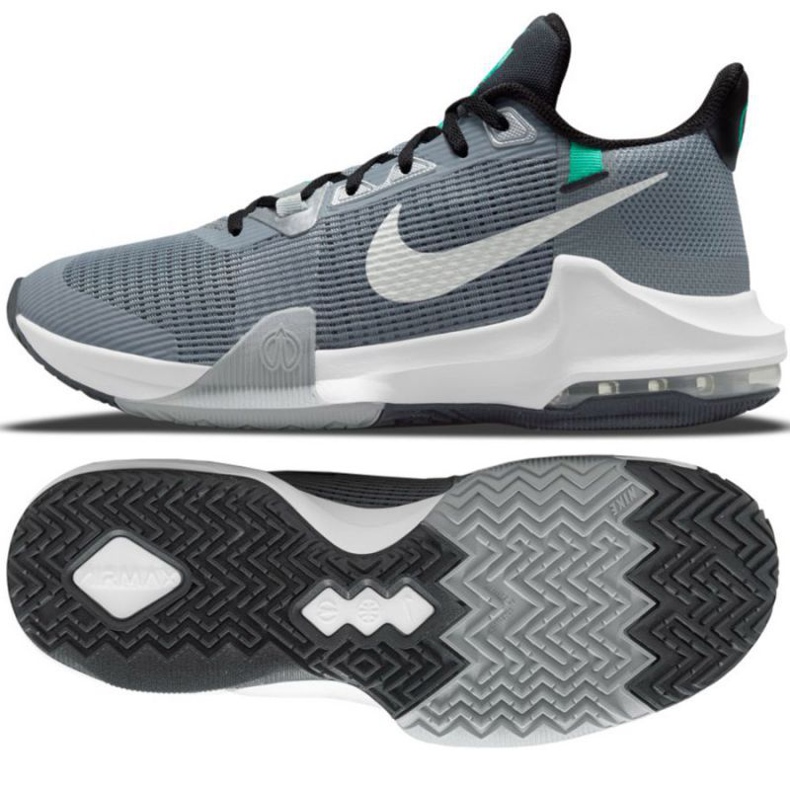 Nike Air Max Impact 3 M DC3725 002 chaussure de basket-ball gris nuances de gris