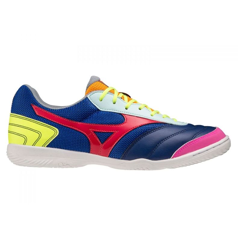 Mizuno Morelia Sala Club In M Q1GA210364 chaussures de football bleu marine, multicolore bleu marin