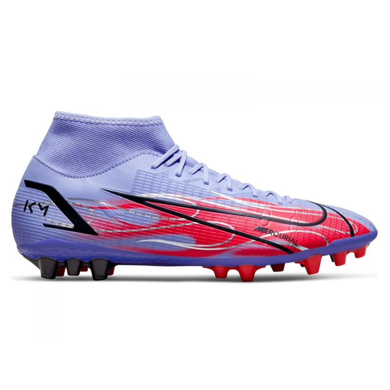 Nike Superfly 8 Academy Km Ag M DJ3984-506 chaussures de football multicolore violet Nike Superfly 8 Academy Km Ag M DJ3984-506 chaussures de football multicolore violet