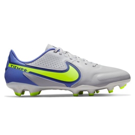 Nike Tiempo Legend 9 Academy Mg M DA1174-075 chaussures de football gris, bleu gris