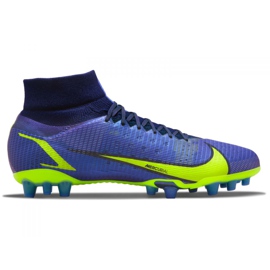 Chaussure de football Nike Superfly 8 Pro Ag M CV1130-574 bleu marine bleu marine