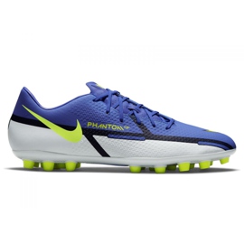 Chaussure de football Nike Phantom GT2 Academy Ag M DC0798-570 multicolore bleu marine