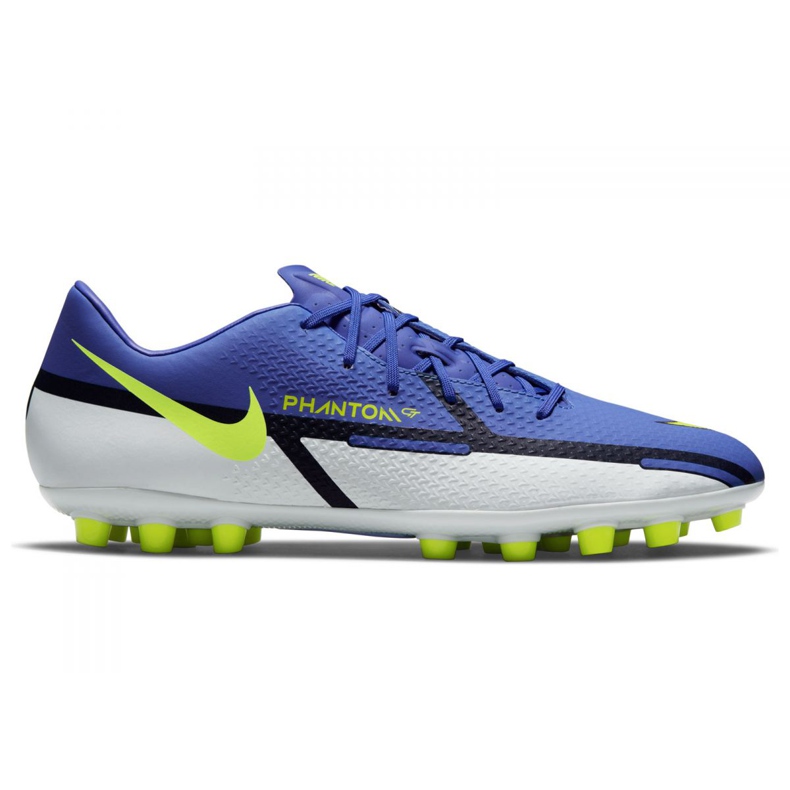 Chaussure de football Nike Phantom GT2 Academy Ag M DC0798-570 multicolore bleu marin