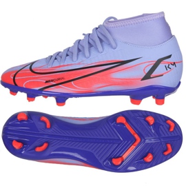 Nike Mercurial Superfly 8 Club Km Mg M DB2856 506 chaussures de football rose, violet violet
