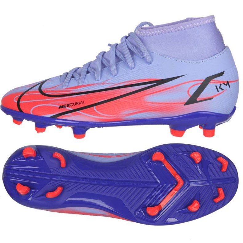 Nike Mercurial Superfly 8 Club Km Mg M DB2856 506 chaussures de football rose-mauve violet
