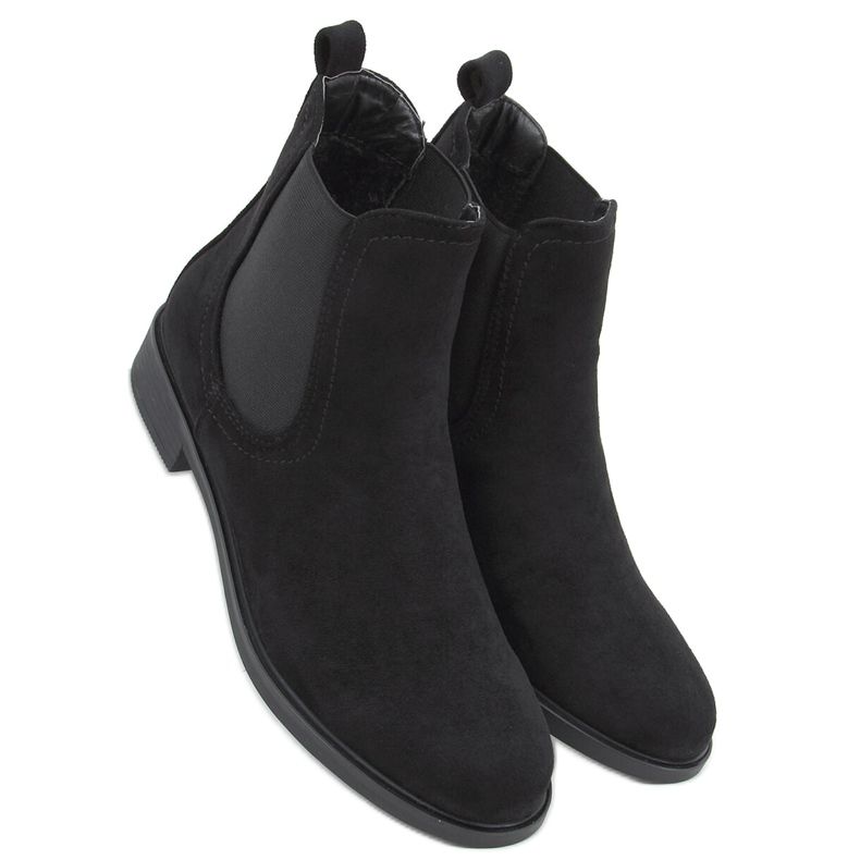 Bottines Chelsea Classiques Femme Musse Noir le noir
