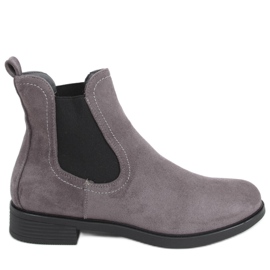 Bottines Jodhpur femme classiques Musse Grey gris