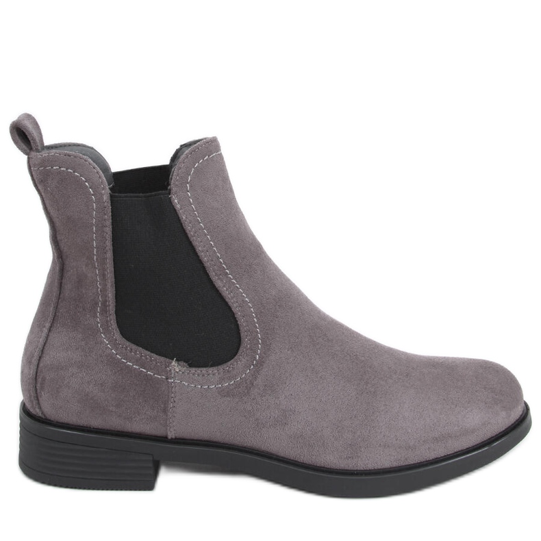 Bottines Jodhpur femme classiques Musse Grey gris
