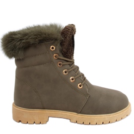 Bottes isolées Timber pour femmes Well Green Black vert