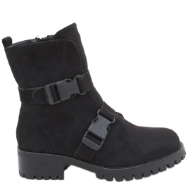 Bottes militaires noires Falko
