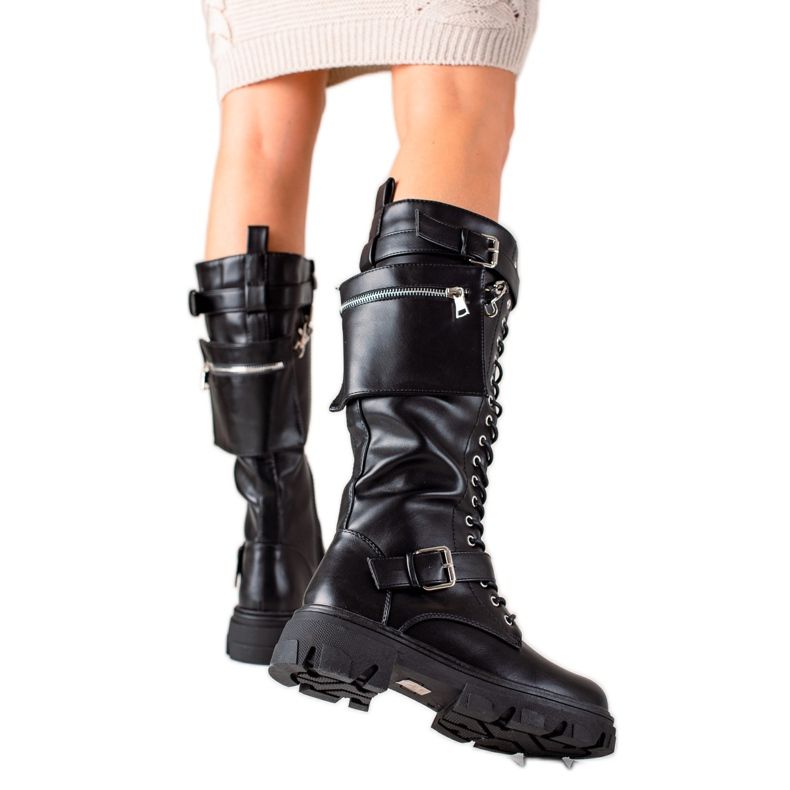 Seastar Bottes de travail avec poche le noir