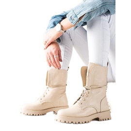 TRENDI Grands trappeurs classiques beige