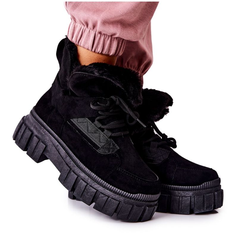 PM1 Bottes Chaudes Noires Trappeurs Demaris Noir le noir PM1 Bottes Chaudes Noires Trappeurs Demaris Noir le noir