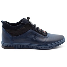 Polbut Chaussures hiver homme K27F bleu marine