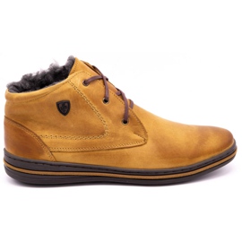 Polbut Bottes d'hiver nouées rouges 339W pour hommes orange Polbut Bottes d'hiver nouées rouges 339W pour hommes orange