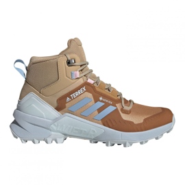 Chaussures Adidas Terrex Swift R3 Mid Gtx W FZ3011 brun