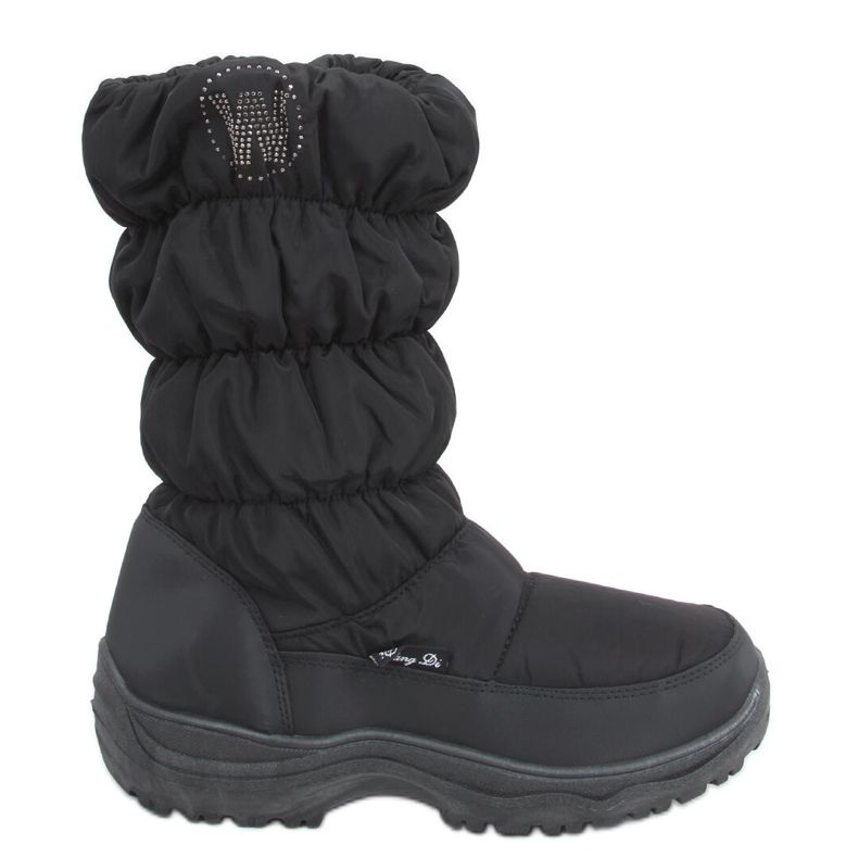 Bottes de neige Retto Black pour femmes le noir