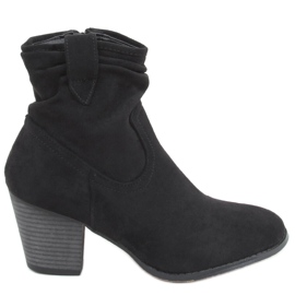 Bottines à talons hauts Bedd Noir le noir