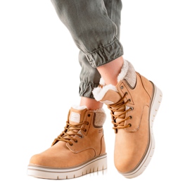 Goodin Trappeurs sur la plate-forme brun Goodin Trappeurs sur la plate-forme brun