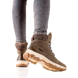 Goodin Les trappeurs chaleureux brun vert Goodin Les trappeurs chaleureux brun vert