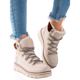Goodin Trappeurs décontractés confortables beige