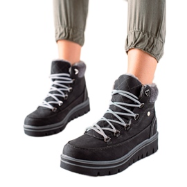 Goodin Trappeurs décontractés confortables noir