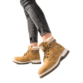 Goodin Trappeurs sportifs confortables brun Goodin Trappeurs sportifs confortables brun