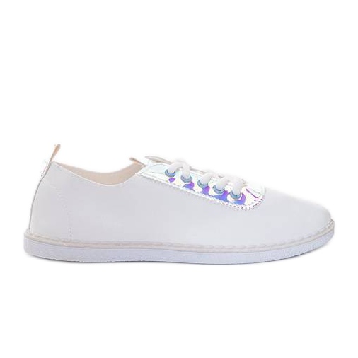Baskets femme Roses Blanches