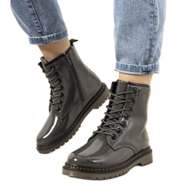 Bottes chaudes graphite pour femmes par Doiron le noir