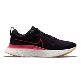 Nike React Infinity Run Flyknit 2 W CT2423-501 chaussures de course noir violet