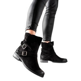 W. Potocki Bottes en daim à enfiler Potocki noir