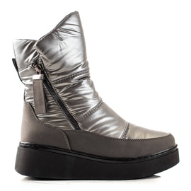 Weide Bottes de neige chaudes et confortables le noir Weide Bottes de neige chaudes et confortables le noir