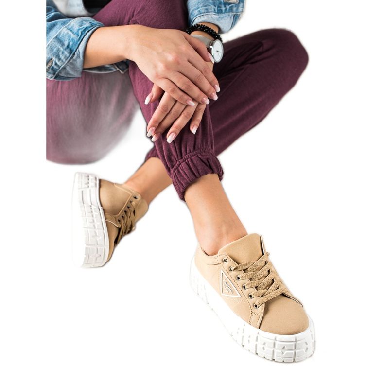 Goodin Chaussures de mode marron beige