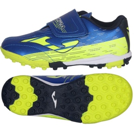 Chaussures de football Joma Super Copa 2104 Tf Jr SCJW.2104.TF.V noir, bleu, jaune bleu Chaussures de football Joma Super Copa 2104 Tf Jr SCJW.2104.TF.V noir, bleu, jaune bleu