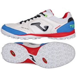 Chaussures de foot Joma Top Flex 2134 Tf M TOPW2134TF multicolore blanche