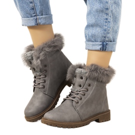 Bottes isothermes femme LeBatelier grises