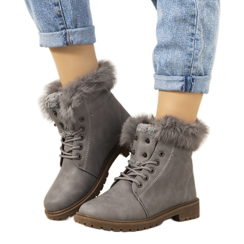 Bottes isothermes femme LeBatelier grises