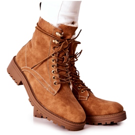 Bottes Chaudes Ouvriers Camel Kimmie brun