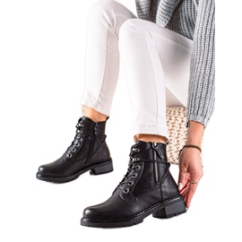 Goodin Bottes confortables le noir