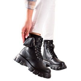 TRENDI Trappeurs à la mode noir