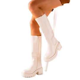 Seastar Bottes à plateforme confortables beige