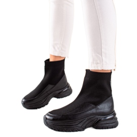 Seastar Bottes à enfiler avec une chaussette le noir
