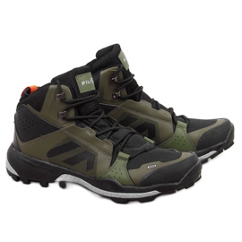 Chaussures de trekking hautes Filippo M PAW304B kaki noir vert