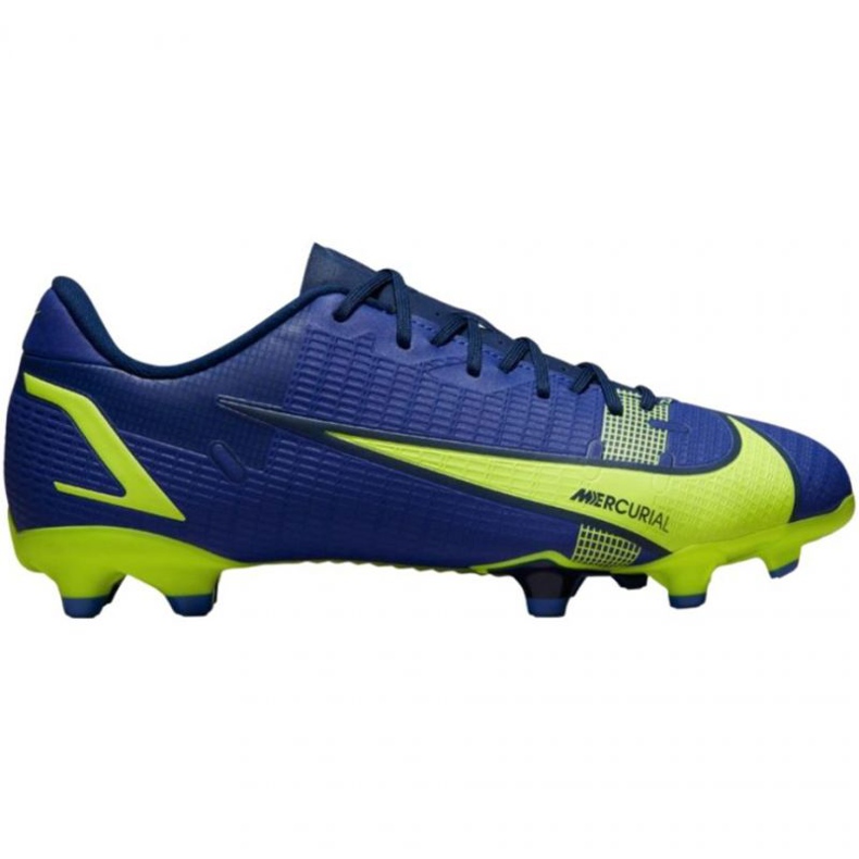 Nike Mercurial Vapor 14 Academy FG / MG Jr CV0811 474 chaussures de football bleu bleu