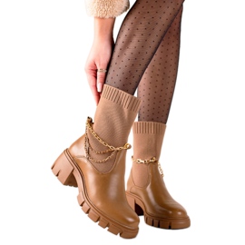 Seastar Travailleurs élégants avec une chaussette brun