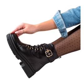 Sixth Sense Trappeurs élégants avec boucle noir