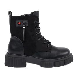 Bottes chaudes Ouvriers le noir