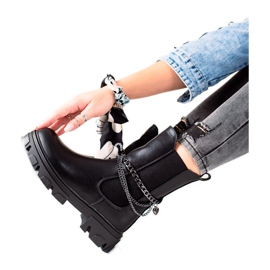 Gogo Hauts travailleurs réchauffés noir